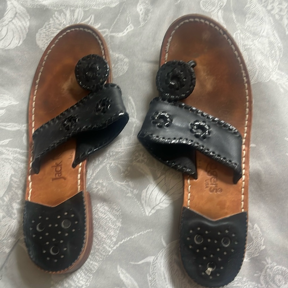 Jack Rogers black sandal
